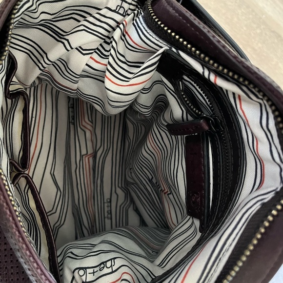 She + Lo Dark Wine Shoulder/Crossbody Bag - Picture 7 of 10